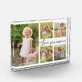 Love You Mom Typografie Moederdag Fotocollage Fotoblokken (Links)