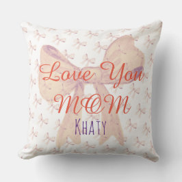 Love You Mom Unieke Elegante Moderne Moederdag Kussen