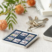 Love you Mommy Collage Photos childrens Blue Sleutelhanger (Zijkant)