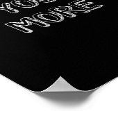 Love You More Artistic Design Poster (Hoek)