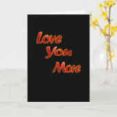 Love You More Balanced Visual Design  Kaart (Gele Bloem)
