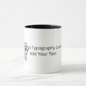 Love You More Clean Typography  Mok (Midden)