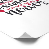 Love You More Clean Typography Poster (Hoek)