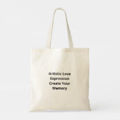 Love You More Creatieve Stijl Ontwerp Tote Bag (Achterkant)