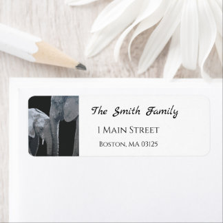 Love You More, Elephant Original Art Address Etiket