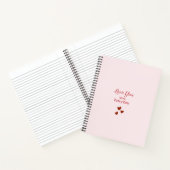 Love You More Every Day Notebook Notitieboek (Binnen)