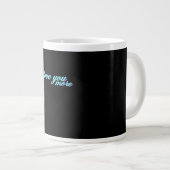 Love You More Expressieve Kunst  Grote Koffiekop (Voorkant rechts)