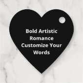 Love You More Expressive Art  Bedankjes Labels (Achterkant)