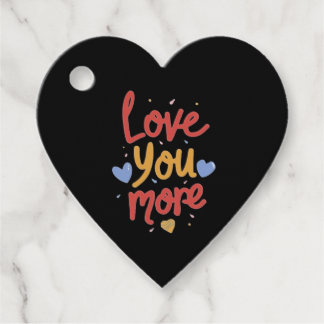 Love You More Expressive Art  Bedankjes Labels