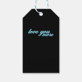 Love You More Expressive Art  Cadeaulabel (Voorkant)