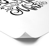 Love You More Funny Quote Playful Style  Poster (Hoek)