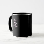 Love You More Klassieke Uitstraling Mok (Voorkant links)