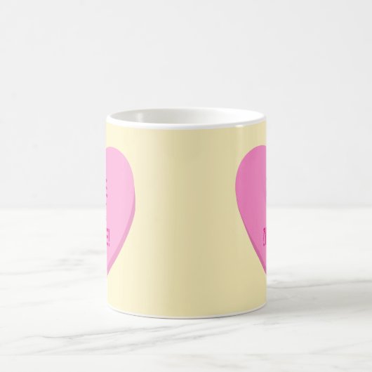 Love You More Love You Most Pink Snoep Hearts Koffiemok (Center)