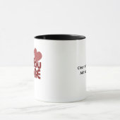 Love You More Minimal Design  Mok (Midden)