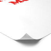 Love You More Minimal Design  Poster (Hoek)