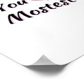 Love You More Mostest Playful Retro Style  Poster (Hoek)