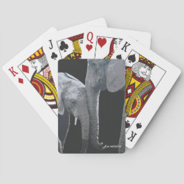 Love You More, Olifant Originele Kunst Pokerkaarten