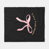Love You More Refined Aesthetic Fleece Deken (Voorkant (Horizontaal))