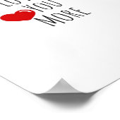 Love You More Refined Aesthetic Style  Poster (Hoek)