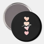 Love You More Romantische Sfeer  Magneet (Voorkant / Achterkant)