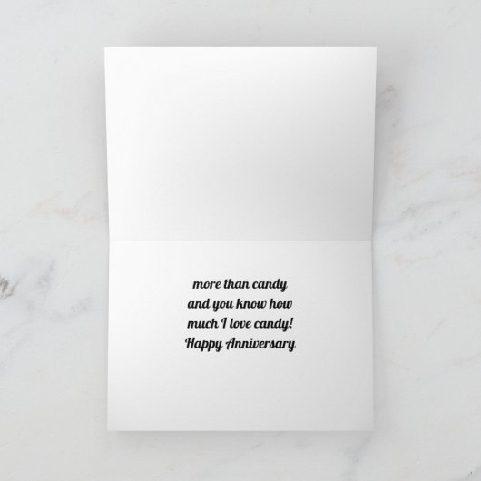LOVE YOU ***MORE THAN SNOEP*** JUBILEUM KAART (Binnen)