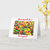 LOVE YOU ***MORE THAN SNOEP*** JUBILEUM KAART (Gele Bloem)