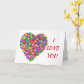 LOVE YOU ***MORE THAN SNOEP*** VERJAARDAG KAART (Gele Bloem)