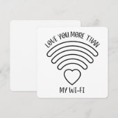 Love You More - Valentijnsdag Kaart (Voorkant / Achterkant)