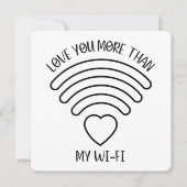 Love You More - Valentijnsdag Kaart (Voorkant)