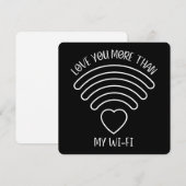 Love You More - Valentijnsdag Kaart (Voorkant / Achterkant)