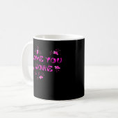 Love You More Visuele Stijl Koffiemok (Voorkant links)
