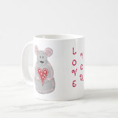 Love You - Muis Koffiemok (Voorkant links)