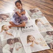 Love You Nana 8-foto Fleece Deken