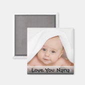 Love You Nana Fotomagneet Magneet (Voorkant / Achterkant)