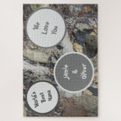 Love You Nana Natuur Foto Marked Driftwood Legpuzzel (Verticaal)