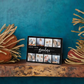 Love You Oma 8 Fotocollage Zwart Fotoplaat (Zijkant)