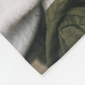 Love You Oma gepersonaliseerde 6 foto collage naam Fleece Deken (Hoek)