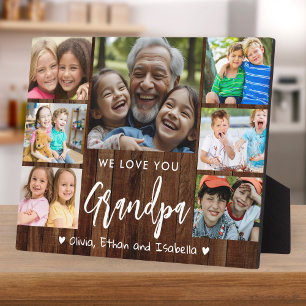 Love You Opa 7 Foto Rustiek Houten Draagwijdte Fotoplaat