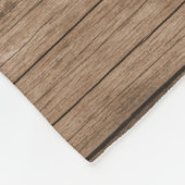 Love You Opa Rustiek Hout 9 Fotocollage Fleece Deken (Hoek)