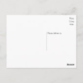  Love You Oranje Grunge Briefkaart (Achterkant)