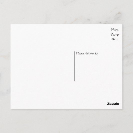  Love You Oranje Grunge Briefkaart (Achterkant)