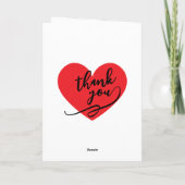 Love You Personalized Folded Card Kaart (Achterkant)