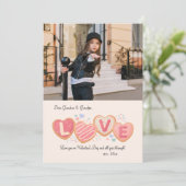 Love You Photo Card (Staand voorkant)