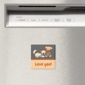 Love You puppy’s  Magneet (Insitu (Vaatwasser))