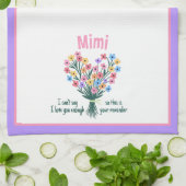 Love You Reminder Keuken Handdoek - Boeket (Paarse (Gevouwen)