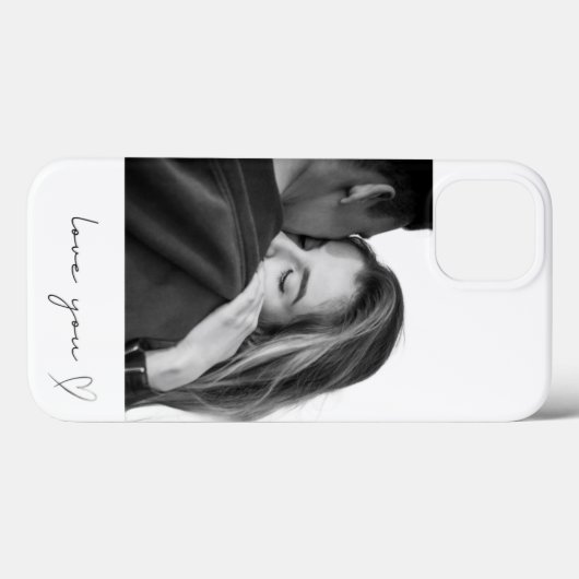 Love You – Romantic iPhone / iPad case (Achterkant (horizontaal))