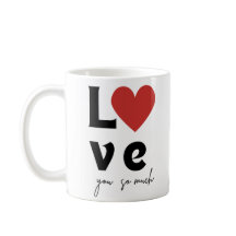 “Love You So Much” Romantische Mok