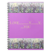 "Love You" Spiral Photo Notitieboek (Voorkant)