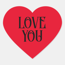 Love You Sticker