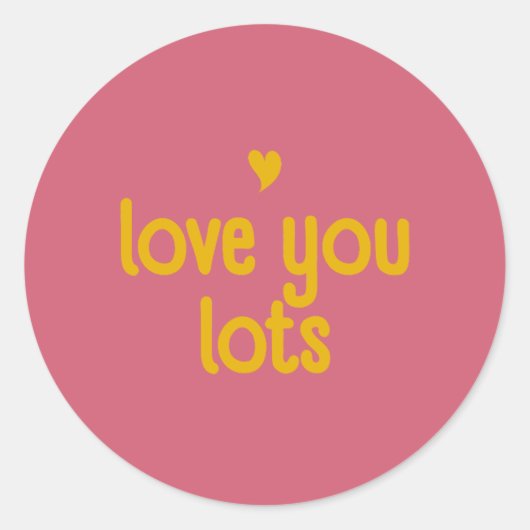 Love You Sticker - Bloom & Stick (Voorkant)